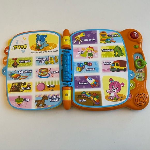 VTech Touch & Teach Word Book | Electronic Learning Educational Toddler Book - Picture 6 of 11